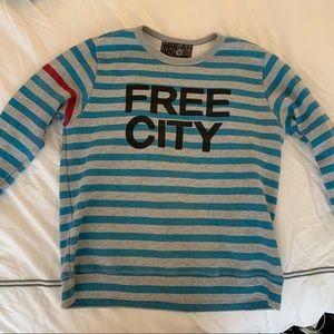 Free City Striped Sweatshirt